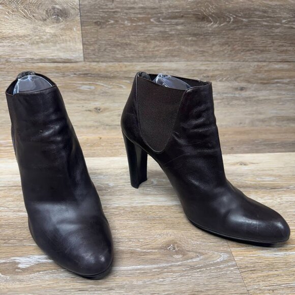 Stuart Weitzman Brown Ankle Boots Women's Size 9 - Picture 6 of 7